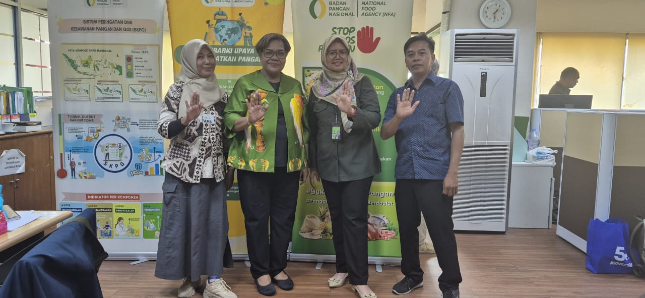 koordinasi dan konsultasi Kewaspadaan  dan kerawanan pangan di BAPANAS (SENIN, 08/12/2025)