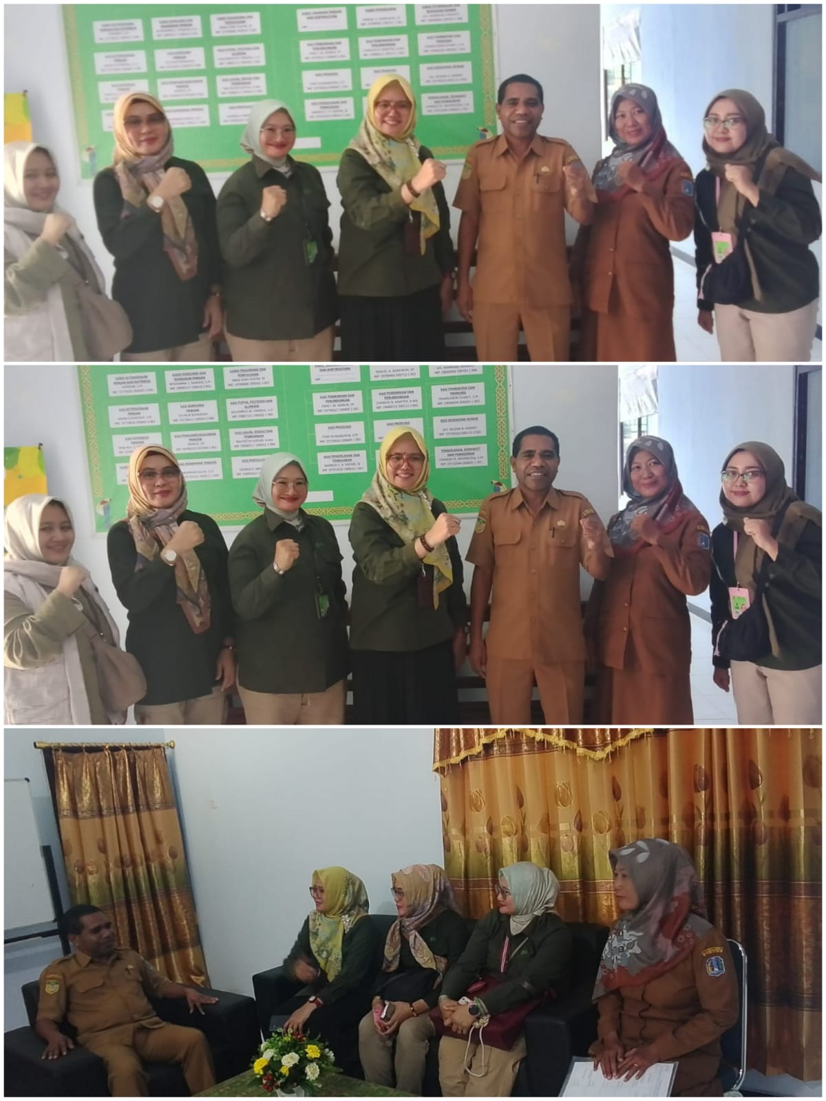 Kunjungan Direktur Kewaspadaan Pangan BAPANAS ke Dinas Pertanian dan Ketahanan Pangan