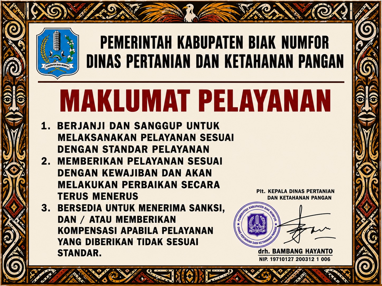 MAKLUMAT PELAYANAN