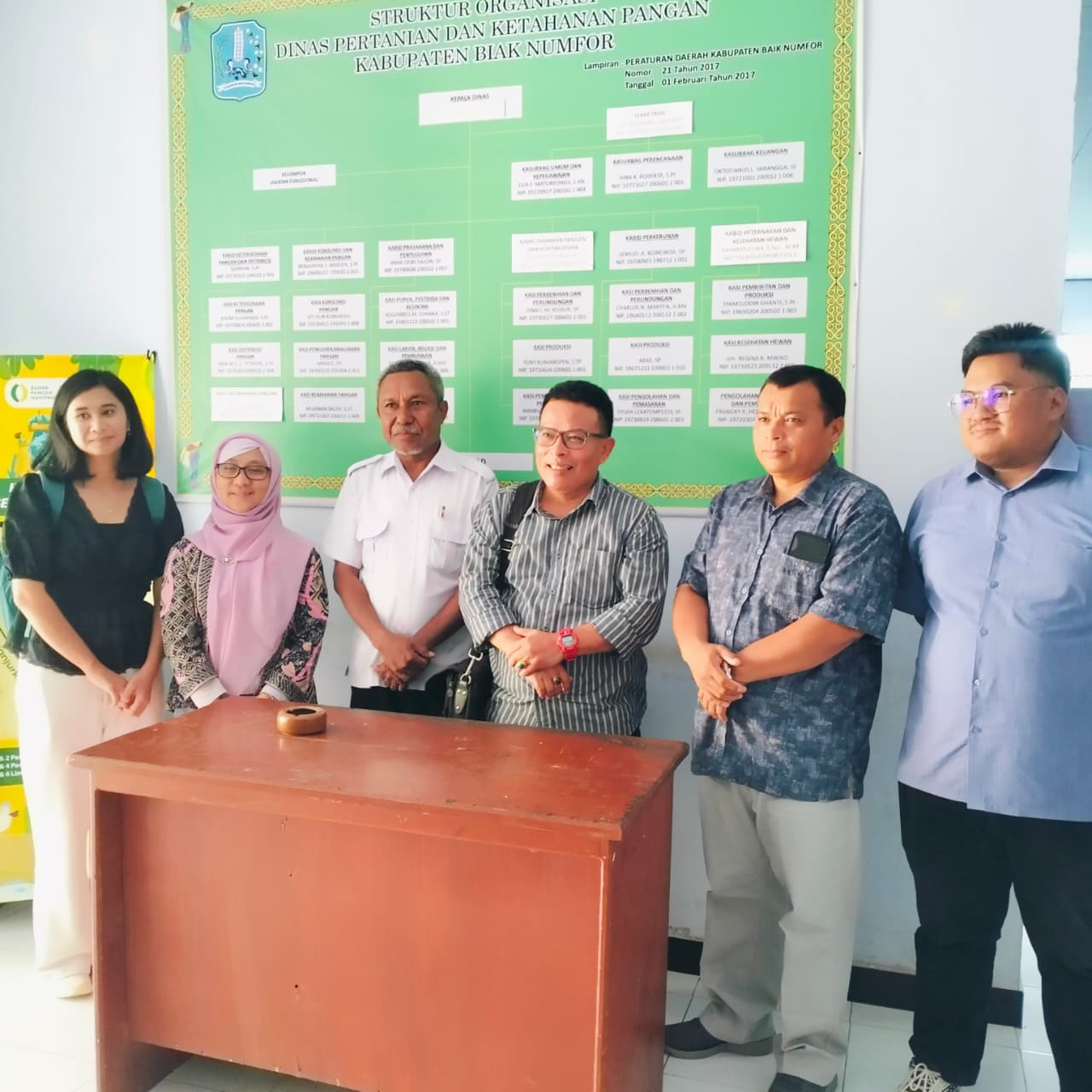 Kunjungan Tim Uncen, IPB dan UNICEF terkait pelaksanaan MBG di KAbupaten Biak Numfor